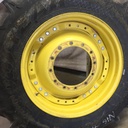 13"W x 34"D Waffle Wheel (Groups of 3 bolts) Rim with 12-Hole Center, John Deere Yellow