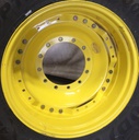 13"W x 34"D Waffle Wheel (Groups of 3 bolts) Rim with 12-Hole Center, John Deere Yellow