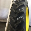 480/80R50 Goodyear Farm DT800 Super Traction R-1W on John Deere Yellow 12-Hole Stub Disc 65%