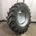 15"W x 34"D Rim with Clamp/U-Clamp (groups of 2 bolts) Rim with 8-Hole Center, Case IH Silver Mist