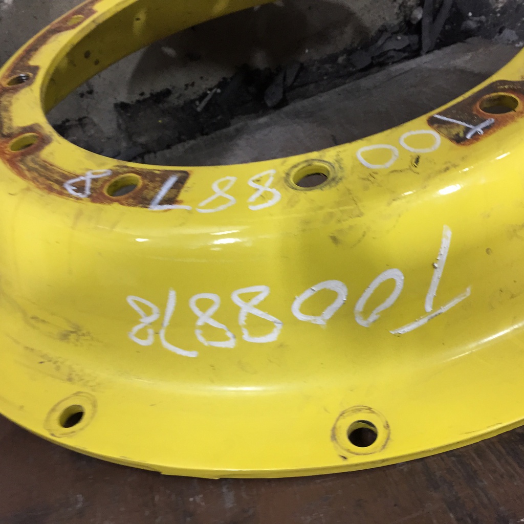 12-Hole Stub Disc Center for 34" Rim, John Deere Yellow