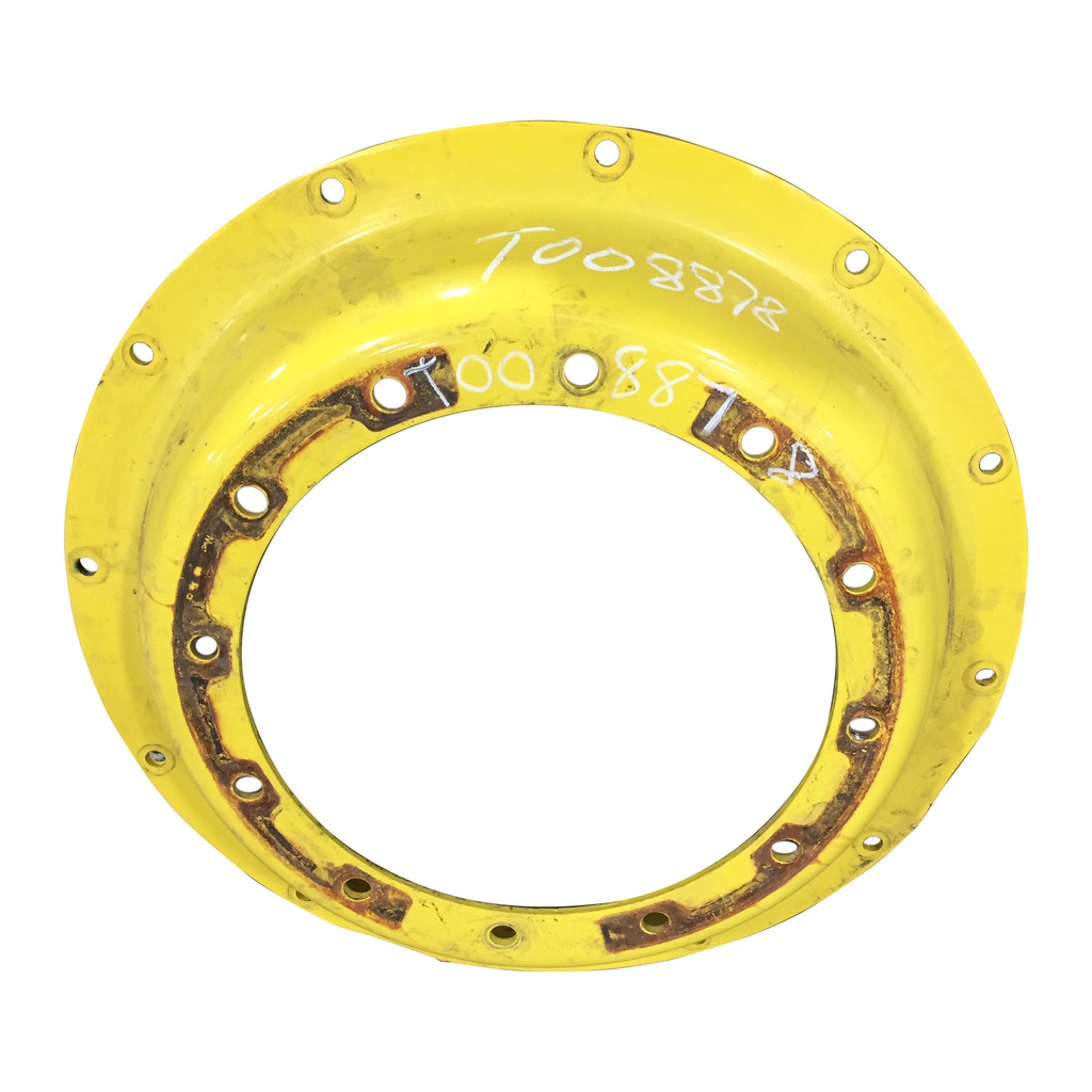 12-Hole Stub Disc Center for 34" Rim, John Deere Yellow