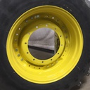 420/85R34 Firestone Radial All Traction DT R-1W on John Deere Yellow 12-Hole Waffle Wheel (Groups of 3 bolts) 99%