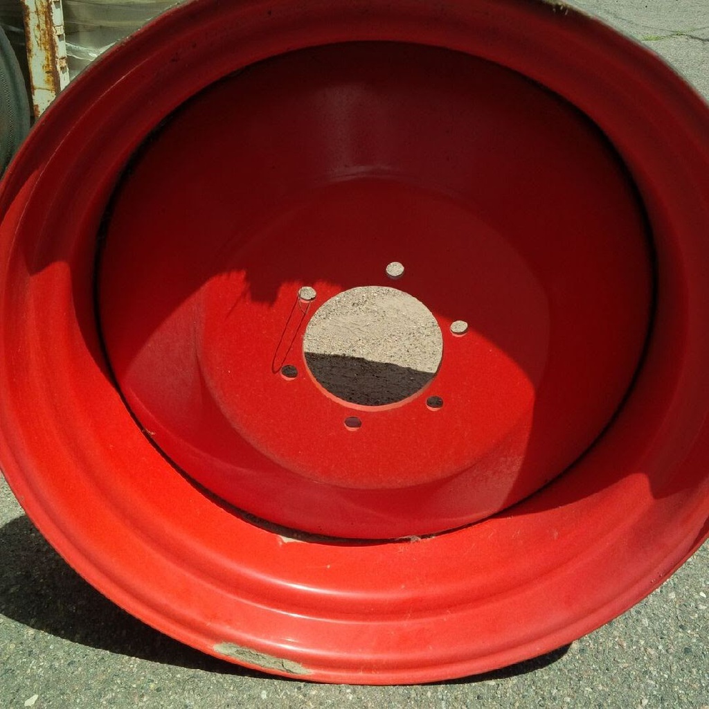 18"W x 25"D, Kubota Orange 6-Hole Formed Plate