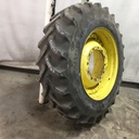 15"W x 34"D Waffle Wheel (Groups of 3 bolts) Rim with 12-Hole Center, John Deere Yellow