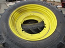 480/80R50 Mitas AC85 Radial R-1W on John Deere Yellow 12-Hole Stub Disc 99%