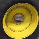 480/70R34 Firestone Radial 9000 R-1W on John Deere Yellow 10-Hole Waffle Wheel (Groups of 3 bolts) 80%