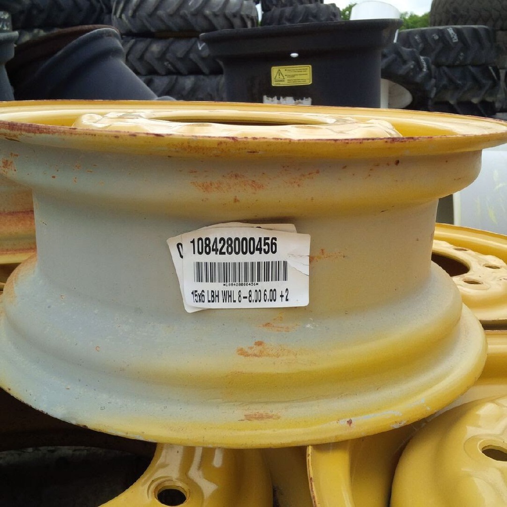 6"W x 15"D, Cat Yellow 8-Hole Formed Plate