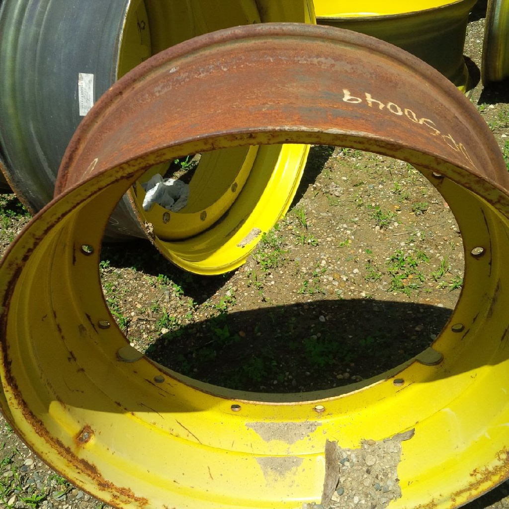 15"W x 38"D, John Deere Yellow 12-Hole Stub Disc
