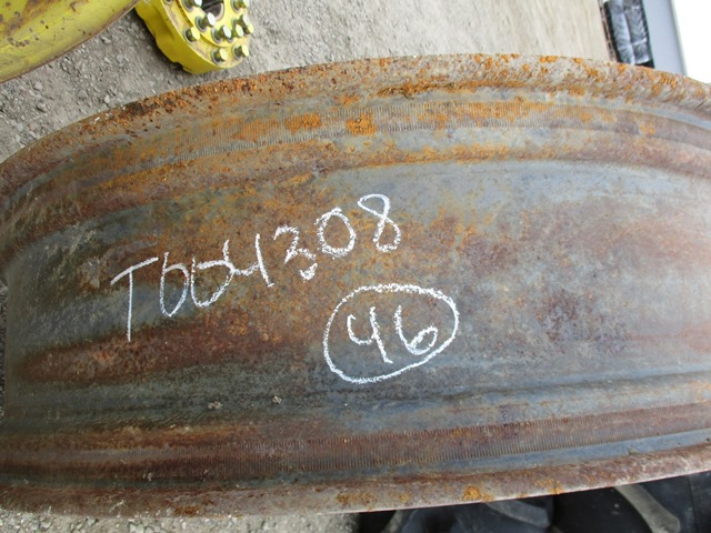 12"W x 46"D, John Deere Yellow 10-Hole Formed Plate