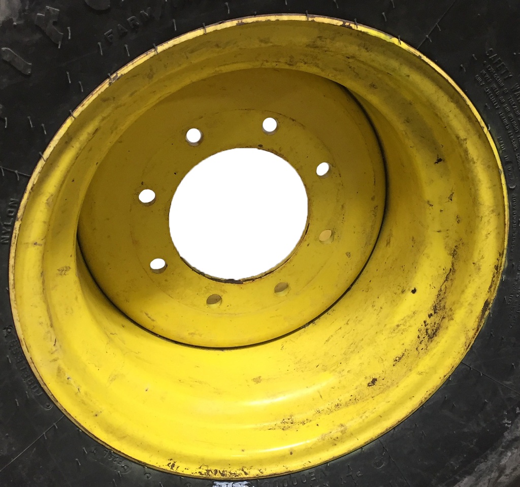 14"W x 16.1"D, John Deere Yellow 8-Hole Implement