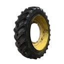 480/80R50 Goodyear Farm DT800 Super Traction R-1W on John Deere Yellow 12-Hole Stub Disc 65%