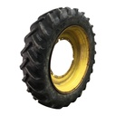 480/80R50 Goodyear Farm DT800 Super Traction R-1W on John Deere Yellow 12-Hole Stub Disc 55%