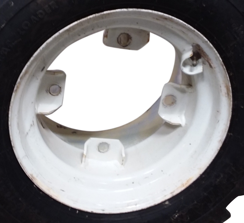 8.25"W x 16.5"D, White 0-Hole Band Dual-Small Diameter