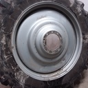480/80R50 Michelin AgriBib R-1W on Case IH Silver Mist 10-Hole Formed Plate W/Weight Holes 85%