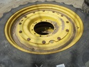 10"W x 46"D, John Deere Yellow 12-Hole Stub Disc