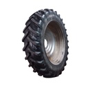 480/80R50 Michelin AgriBib R-1W on Case IH Silver Mist 10-Hole Formed Plate W/Weight Holes 70%