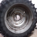 480/80R50 Michelin AgriBib R-1W on Case IH Silver Mist 10-Hole Formed Plate W/Weight Holes 70%