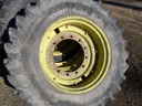 12"W x 28"D, John Deere Yellow 8-Hole Rim with Clamp/Loop Style