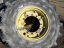 15"W x 26"D, John Deere Yellow 8-Hole Rim with Clamp/Loop Style