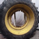 480/80R50 Goodyear Farm DT800 Super Traction R-1W on John Deere Yellow 12-Hole Stub Disc 60%