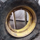 600/65R38 Michelin Multibib(XM108) R-1W on John Deere Yellow 12-Hole Stub Disc