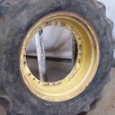 480/70R34 Goodyear Farm DT810 Super Traction R-1W on John Deere Yellow 12-Hole Waffle Wheel (Groups of 3 bolts) 55%
