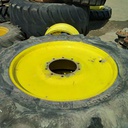 16"W x 38"D, John Deere Yellow 10-Hole Formed Plate W/Weight Holes