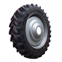 480/80R50 Michelin AgriBib 2 R-1W on Case IH Silver Mist 10-Hole Formed Plate W/Weight Holes 90%