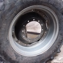 480/70R34 Mitas AC70 Radial  R-1W on Case IH Silver Mist/Black 12-Hole Waffle Wheel (Groups of 2 bolts) 70%