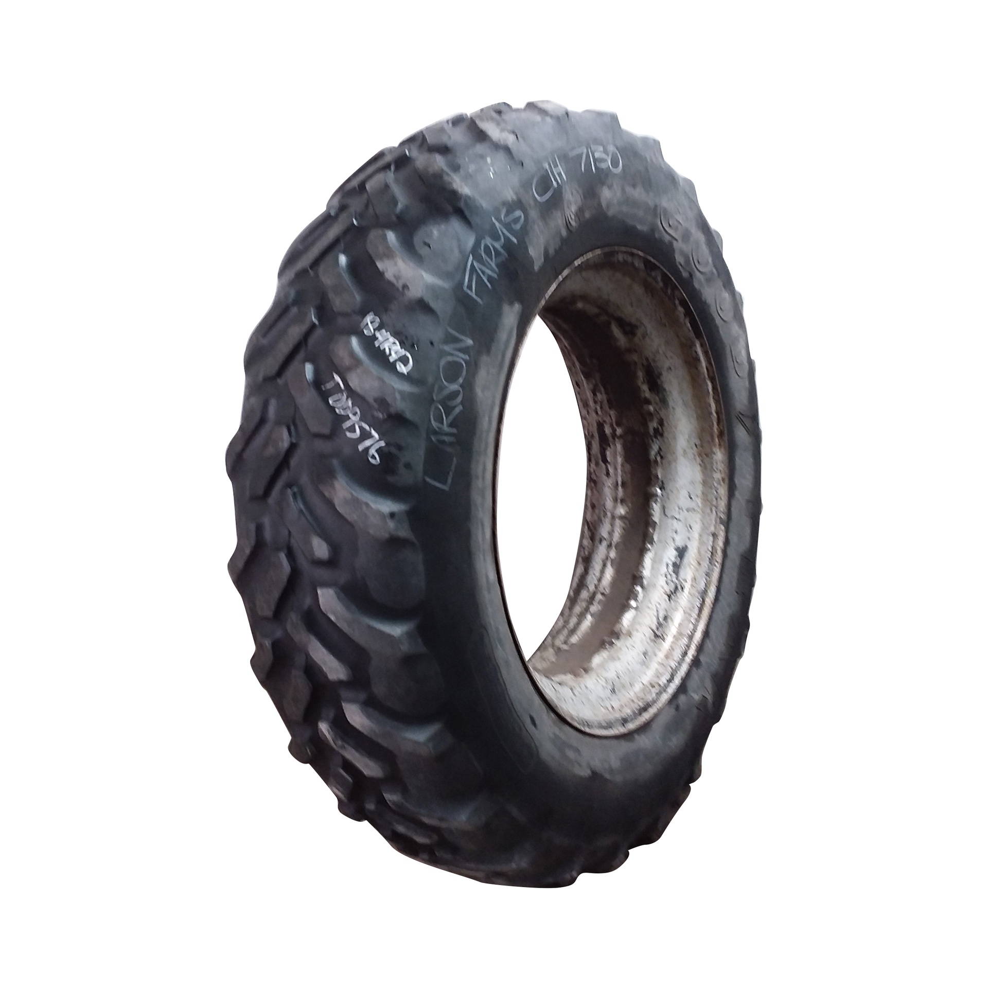 USED 18.4/R42 Goodyear Farm DT710 Radial R-1 on Case IH Silver