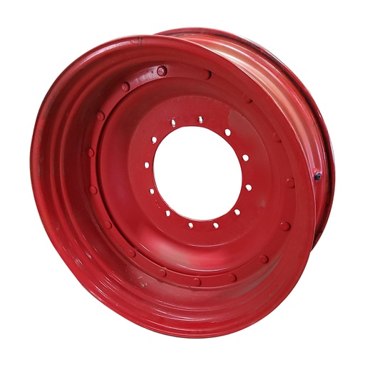 [WT009731CTR-(NRW)] 12-Hole Stub Disc Center for 38"-54" Rim, Fendt/Agco Red