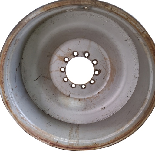 [A000257RIM-NRW] 16"W x 42"D, Case IH Silver Mist 10-Hole Spun Disc