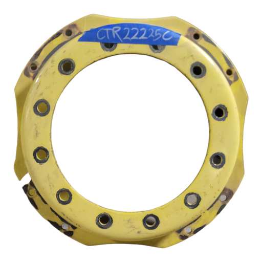 [CTR22225C] 12-Hole Waffle Wheel (Groups of 2 bolts) Center for 28"-30" Rim, John Deere Yellow
