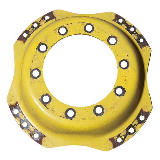 [CTR22228C] 10-Hole Waffle Wheel (Groups of 3 bolts) Center for 28"-30" Rim, John Deere Yellow