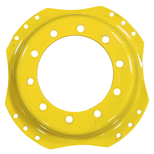 [CTR22228B] 10-Hole Waffle Wheel (Groups of 3 bolts) Center for 28"-30" Rim, John Deere Yellow