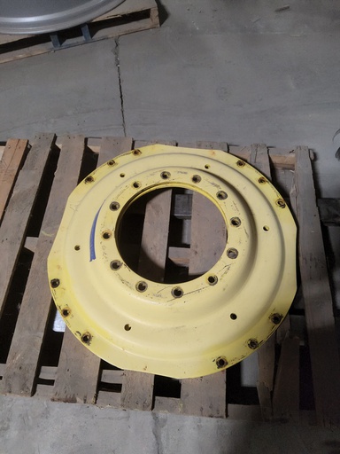[CTR22231C] 12-Hole Waffle Wheel (Groups of 3 bolts) Center for 38"-54" Rim, John Deere Yellow