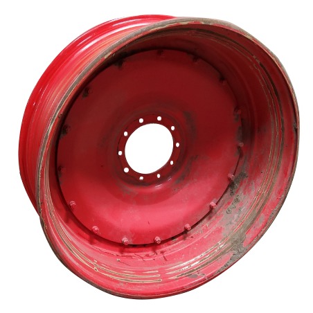 [T010726CTR] 10-Hole Stub Disc Center for 46"-54" Rim, Fendt/Agco Red