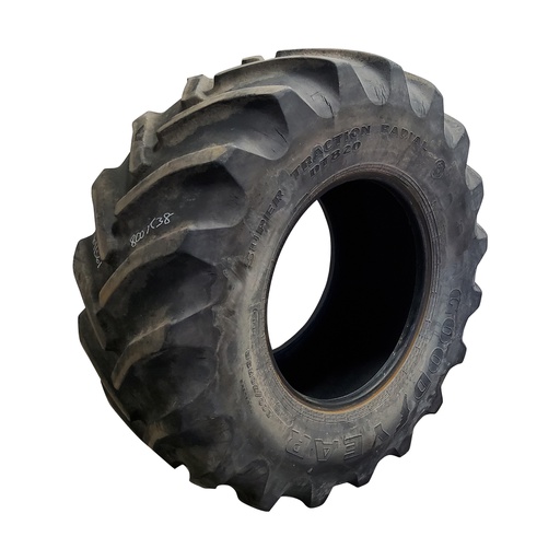 Used800/70R38 Goodyear Farm DT820 Super Traction R1W Agricultural