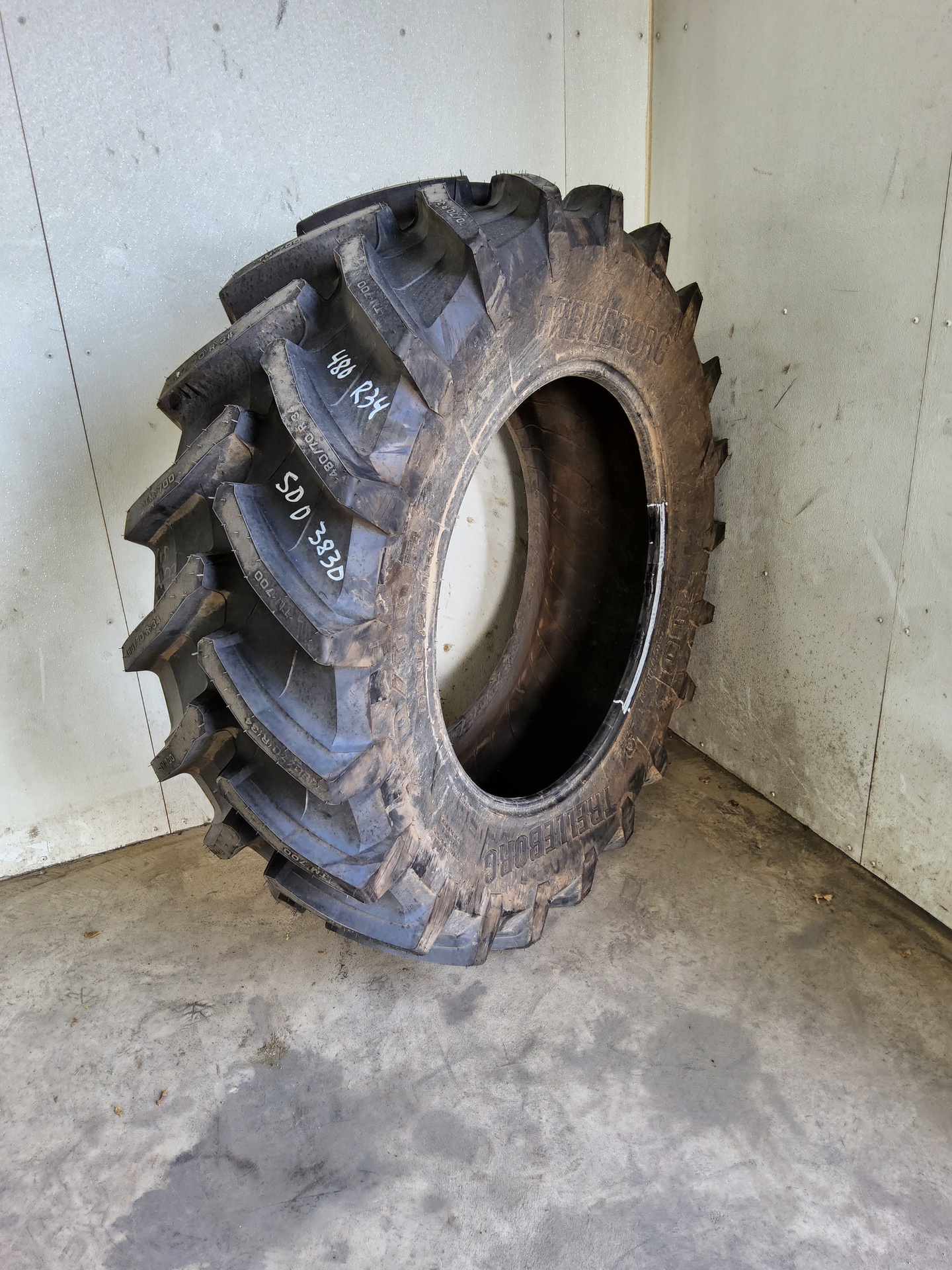 USED 480/70R34 Trelleborg TM700 R-1W 155A8 95% for Sale | NTS Tire
