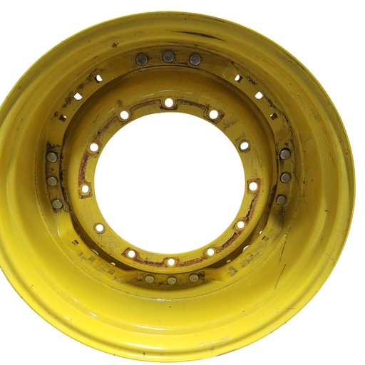 [T012693CTR] 12-Hole Waffle Wheel (Groups of 3 bolts) Center for 34" Rim, John Deere Yellow
