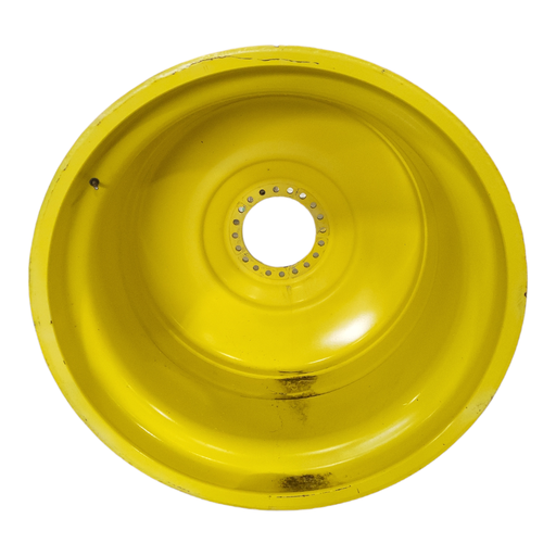 [T013477RIM] 50"W x 46"D, John Deere Yellow 20-Hole Formed Plate