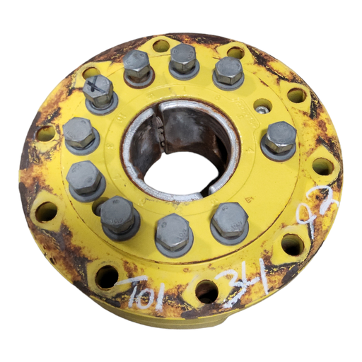 [T013492] 10-Hole Wedg-Lok OE Style, 4.72" (120.02mm) axle, John Deere Yellow