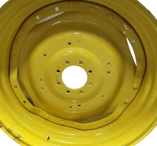 [T013967CTR] 8-Hole Waffle Wheel (Groups of 3 bolts) Center for 38"-54" Rim, John Deere Yellow