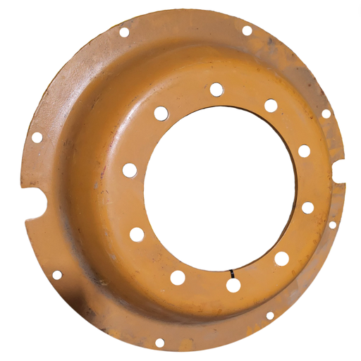 [KEL105-CTR] 10-Hole Rim with Clamp/Loop Style Center for 28" Rim, Cat Yellow