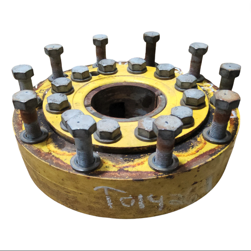 [T014261] 10-Hole Wedg-Lok OE Style, 4.72" (120.02mm) axle, John Deere Yellow