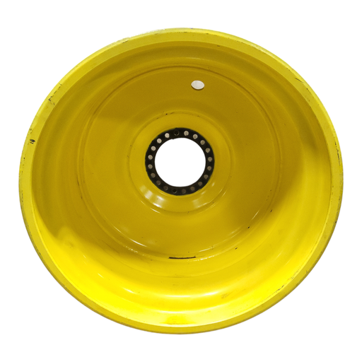 [T014288RIM] 44"W x 46"D, John Deere Yellow 20-Hole Formed Plate