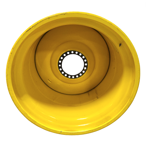 [T014293RIM] 44"W x 46"D, John Deere Yellow 20-Hole Formed Plate