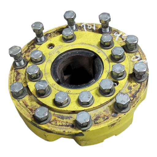 [T014508] 10-Hole Wedg-Lok OE Style, 4.33" (110.01mm) axle, John Deere Yellow