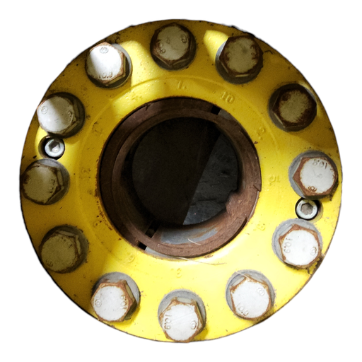 [A119461] 10-Hole Wedg-Lok OE Style, 4.72" (120.02mm) axle, John Deere Yellow